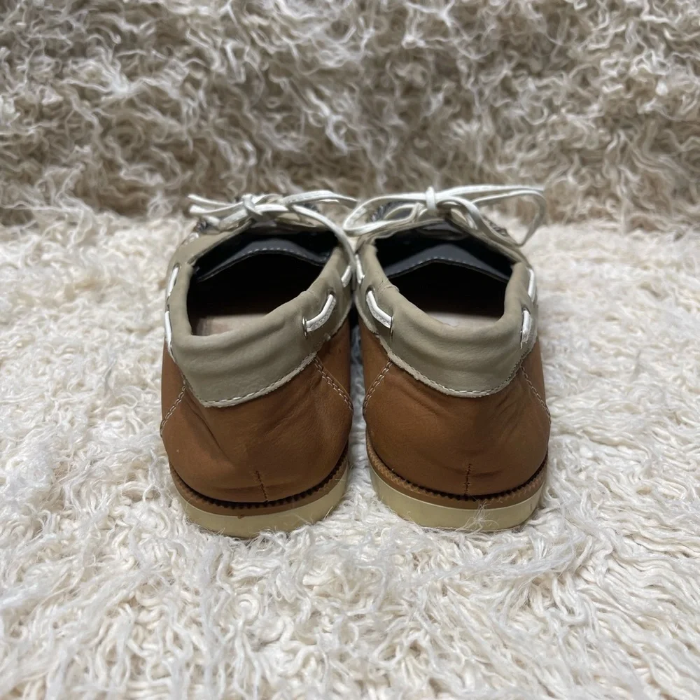 Boys Easy strider leather boat shoes